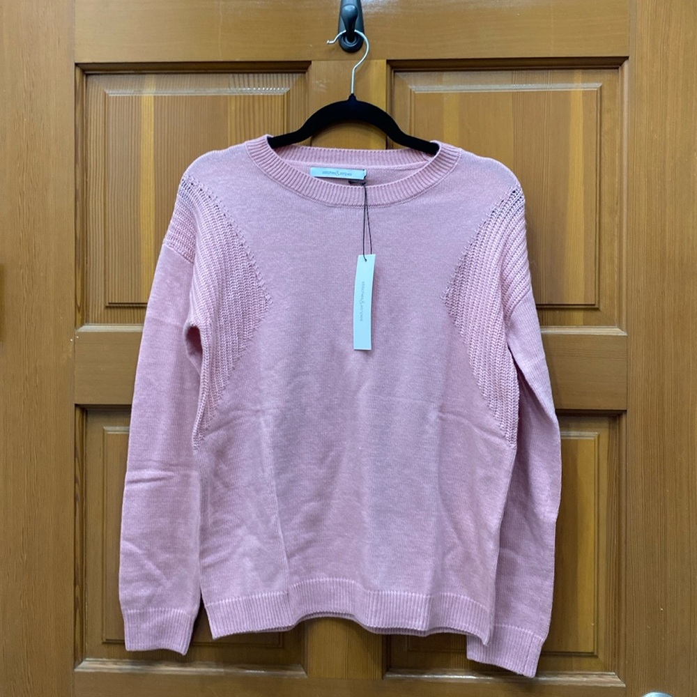 NWT Stitches and Stripes Pink Sweater